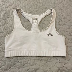The North Face White Medium Sports Bra